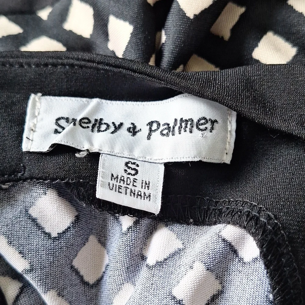 Shelby & Palmer Jumpsuit, Medium, Black & Beige - Picture 3 of 4